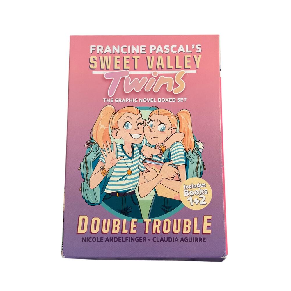 Francine Pascal's Sweet Valley Twins Double Trouble Graphic Novel Boxed set 1&2
